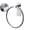 Silver, variant on Brushed Towel Ring, Hand Towel Holder for Bathroom, Self Adhesive Hand Towel Rings for Bath, Kitchen, RV, No Drill Hole