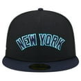 thumbnail image 2 of Men's New Era Black New York Yankees  Retro Spring Training 59FIFTY Fitted Hat, 2 of 6