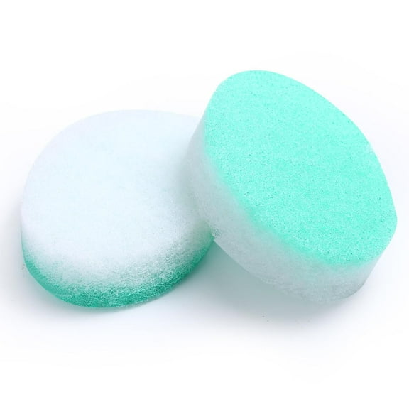 Lsupdaol 2 Pcs Double Sided Body Facial Sponge for Daily Cleansing and Gentle Exfoliating Facial Sponge Buff Style Exfoliating Pads for Removing Dead Skin, Dirt and Makeup