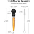 thumbnail image 5 of U-Taste 1.5oz Angled Turkey Baster - 228.2°F Heat Resistant Food Grade Tritan and Silicone Large Octopus Bulb Baster Set with Cleaning Brush for Cooking Basting Meat Poultry Beef Chicken (Black), 5 of 8