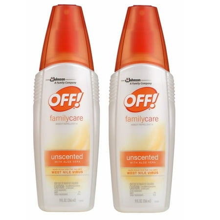 - OFF! FamilyCare Insect Repellent IV, Unscented, 9 Ounces (2 pack)