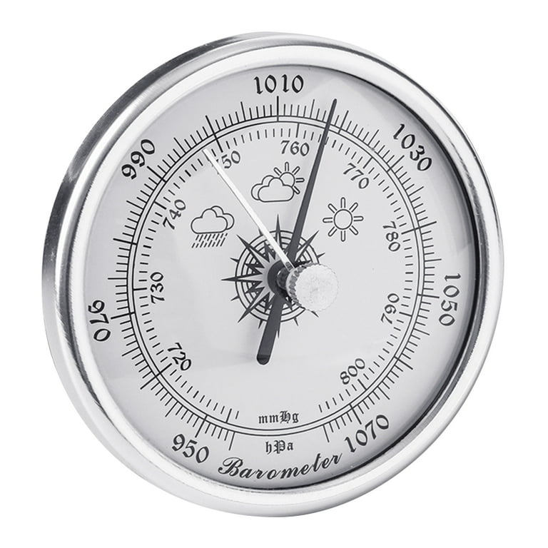 RUNLAIKEJI Weather Barometer, Barometers for The Home, Fishing Barometer,  Barometer Indoor, Barometric Pressure Gauge, Garden Barometer Outdoor