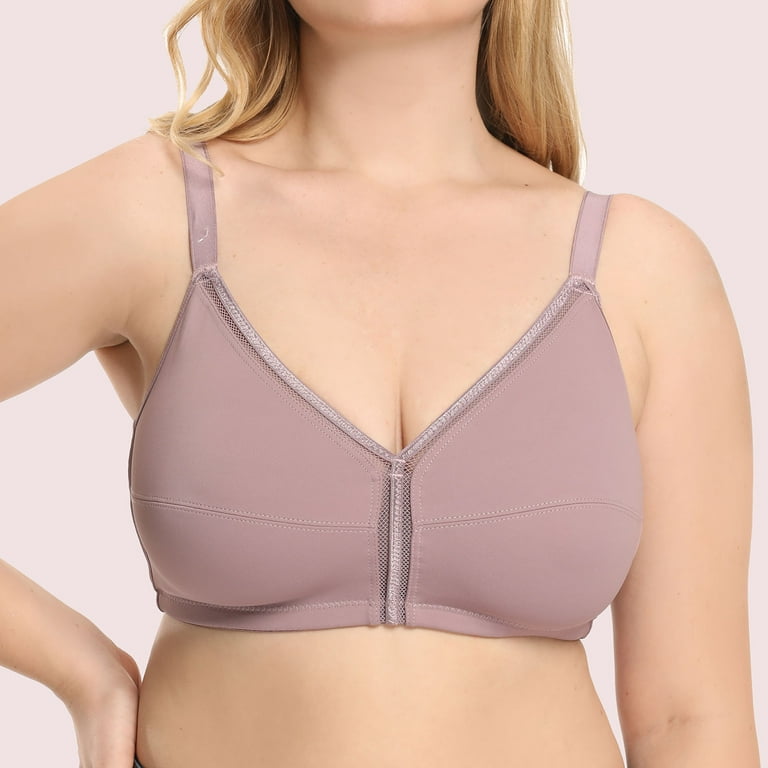 Bigersell Bra for Backless Dresses Women Seamless Push Up Lace Sports Bra  Comfortable Breathable Tops Underwear Women Size No Show Bra, Style 8559,  Purple 32F 