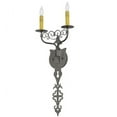 thumbnail image 5 of Meyda Tiffany 162403 Merano 2 Light 26" Tall Wall Sconce - Cajun Spice Textured, 5 of 7