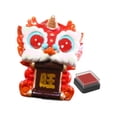 thumbnail image 4 of Estatua de león chino con sello de tinta, obra de arte para el Festival de Primavera, figura de Feng Shui Estilo A, 4 of 9