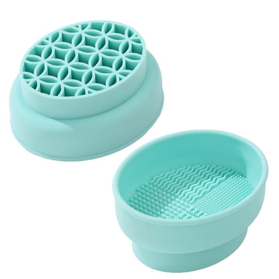 Tahtuvzn Cleaning Gadgets Makeup Brush Bowl Beauty Cup Storage Box Powder Puff Drying Rack, Gifts for Family