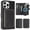 Black, variant on TECH CIRCLE 3-in-1 Phone Case for iPhone 15 Plus (2023 Release 6.7"), Magnetic Flip Wallet Case with Detachable Magnetic Back Cover and PU Leather Card Holder, Compatible with MagSafe Accessory, Black