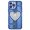 Blue, variant on case for iPhone 13 Pro Max Case, Cute Clear 3D Love Heart with Luxury Bling Plating Mirror Case, Soft TPU Airbag Anti-Fall Shockproof Camera&Screen Protective Back Cover for Women Girls（Black）