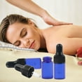 thumbnail image 1 of Empty Liquid Bottle With Glass Pipettes Reusable 1-2ml Travel Dispenser Vacation Cosmetic Container Bath Gel Lotion Aromatherapy Blue 2ml, 1 of 9