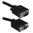 thumbnail image 1 of 6 ft. Premium VGA HD15 Male to Female Tri-Shield Extension Black Cable, 1 of 1