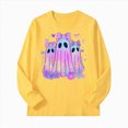 thumbnail image 5 of Child Boys Halloween Shirt for 5t 6t Boys Halloween Ghost T-Shirt Glow In The Dark Long Sleeve T Shirt Toddler to Youth Boys Clothes Size 5-6 Years, 5 of 5