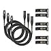 thumbnail image 3 of Clef Audio Labs XLR Cable, 10 Feet [3-Pack] Male to Female Connections for Microphone and Audio Interface, Black PVC Jacket, Zinc Alloy Shell, Gold Plated 3-Pin Connectors, 3 of 4