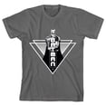 thumbnail image 4 of Batman Core Character Inside Triangle Youth Boy's Charcoal T-Shirt-Medium, 4 of 6