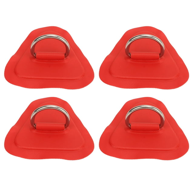 Dinghy D Ring Patch,4 Pcs D Ring D Ring Pad Inflatable Boat D Ring Patch Optimal Efficiency
