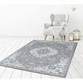 thumbnail image 7 of Madison Collection Royal Medallion Gray 2 ft. 7 in. x 4 ft. 1 in. Area Rug, 7 of 7