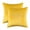 Bright Yellow, variant on Cterwk Pack of 2 Velvet Throw Pillow Covers Soft Solid Decorative Square Cushion Case for Sofa Bedroom Living Room, 18x18 inch
