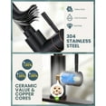 thumbnail image 2 of Wowow Kitchen Faucet with Glass Rinser, Stainless Steel Kitchen Sink Faucet and Cup Rinser Combo for Kitchen Sink, Oil Rubbed Bronze, 2 of 7