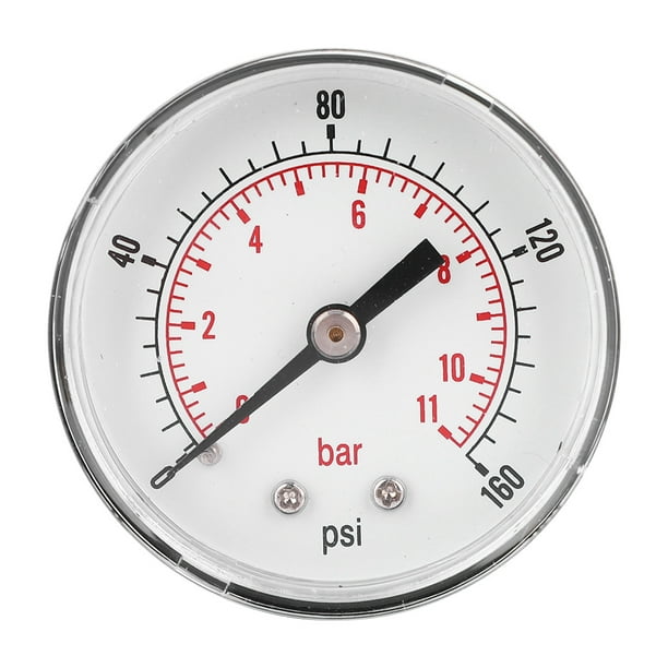 Axial Pressure Gauge,Pressure Gauge 50mm Dial Air Pressure Gauge Water