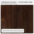 thumbnail image 4 of Walnut 12 inch Floating Shelf, High End Solid Real Wood Small 12inch Floating Shelves for Wall Mounted, Dark Brown 12in Floating Shelves, Heavy Duty Bracket, 12 X 6.5 X 1.75 inches, Set of 2, 4 of 5