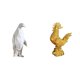thumbnail image 1 of Escultura de pingüino, escultura de pingüino, estatua de animal, escultura de pollo, figura de resina, artesanía, adecuada para regalar, decoración de, 1 of 8