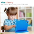 thumbnail image 3 of Fintie Case for iPad Mini 7 (A17 Pro) 2024 / iPad Mini 6 2021 - Lightweight Shockproof [Kids Friendly] Handle Stand Case, with Pencil Holder for iPad Mini 7th/6th Generation 8.3 Inch, Blue, 3 of 8