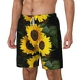 thumbnail image 2 of Balery Japanese Were Blossoming Mens Swim Trunks Swim Shorts for Men Quick Dry Inseam Beach Shorts with Compression Liner Pocket-X-Large, 2 of 9