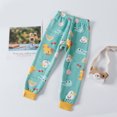 thumbnail image 3 of Pantalones cálidos para niños, calzoncillos largos de invierno gruesos, pantalones transpirables para el hogar, pijamas de ropa interior Prendas para la parte inferior del cuerpo Verde 100cm Minnieouse AP013569-05, 3 of 6
