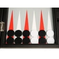 thumbnail image 6 of Silverman & Co. 13-inch Premium Backgammon Set - Travel Size - Black/Red, 6 of 11