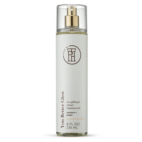 BODY by TPH You Better Glow Fragrance Mist for Women | Uplifting & Vibrant with Mandarin   Ginger Notes, 8 fl. oz.