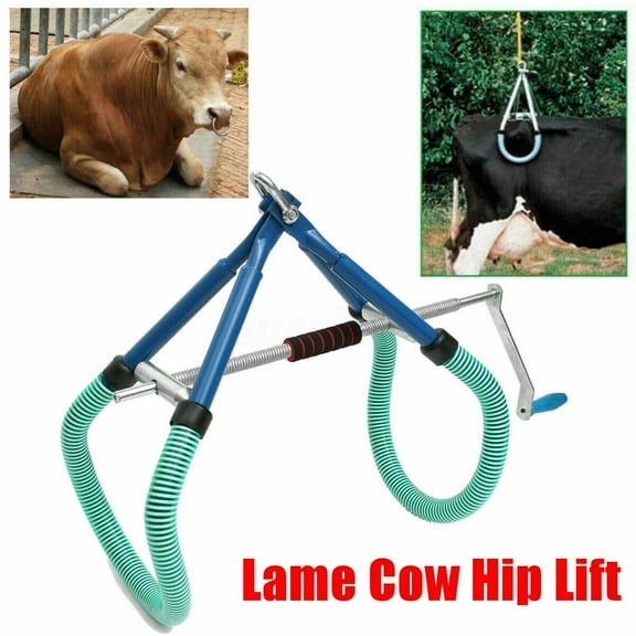 INTSUPERMAI Lame Cow Hip Lift OB Calving Milking Birthing Lame Cow Farm Supply Stand Animal