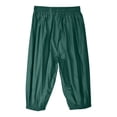 thumbnail image 7 of CQONEPT Womens Capris Harem Pants Summer Elastic Waist Pants Casual Loose Fit Twill Chino Pants with Pockets Army Green L, 7 of 7