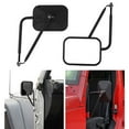 thumbnail image 1 of 2 uds espejos retrovisores de coche aptos para Jeep Wrangler CJ YJ TJ JK JL espejos de bisagra de puerta, 1 of 7