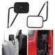 thumbnail image 3 of 2 espejos retrovisores para coche compatibles con Jeep Wrangler CJ YJ TJ JK JL con bisagras de puerta., 3 of 9