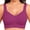 Hot Pink, variant on Women's Comfort Wireless Bra Seamless V-Neck Sleep Bralette Full Coverage Smooth No Underwire Brassiere Elastic Wide Straps Anti-Chafing Daily Underwear Vest Grey 4XL