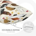 thumbnail image 5 of Fotbe Roosters and Chickens Pillow Cases - Envelope Closure - Luxury, Extra Soft, Cooling Pillow Covers - Wrinkle, Fade, Stain Resistant-20"x30", 5 of 9