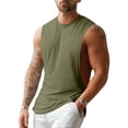 thumbnail image 2 of Gamivast Muscle Tank Tops Men Sleeveless Gym Workout Shirts Casual Athletic Tees Deep Armhole Bodybuilding Activewear Lightweight Comfortable Summer Fitness, 2 of 5