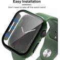 thumbnail image 4 of Phmnkl 2 Pack Hard Case Compatible for Apple Watch Ultra 49mm with 9H Tempered Glass Screen Protector, [Touch Sensitive] [Full Coverage] Slim Bumper Protective Cover for iWatch, 4 of 12