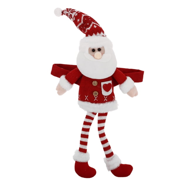 unbranded Para Decorativo De Santa Claus Tejido Para Ambiente Festivo