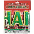 thumbnail image 2 of Metallic Happy Holidays Fringe Banner Party Accessory (1 count), 2 of 3