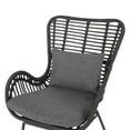 thumbnail image 4 of Chaises Club d'Extérieur en Osier avec Coussins (Ensemble de 2), 4 of 7