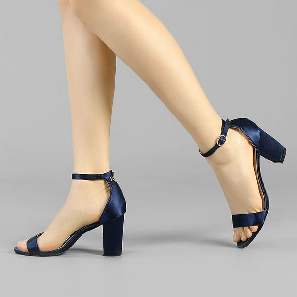 Navy clearance chunky sandals