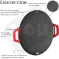 thumbnail image 3 of Sartén Eléctrico Antiadherente Tipo Comal con Termostato – Parrilla Barbacoa, Negro, 3 of 7