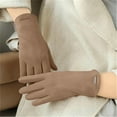 thumbnail image 1 of Suede Warm Gloves For Men And Women With Heating In Winter Non Flip Velvet Gloves For Screen Hand Gloves Kitchen Cleaning Rubber Gloves Cleaning Disposable Heavy Duty Rubber Gloves, 1 of 3