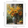thumbnail image 2 of Paint By Numbers Kit for Adults Beginner - Vibrant Floral Vase Arrangement DIY Canvas Painting Kits for Adults, Frameless Paint By Number for Adults for Home Wall Decor 16x20 Inch, 2 of 7
