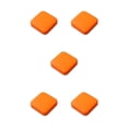 thumbnail image 1 of tssuouriy Pill Case 2 Grids Dust Proof Daily Pills Organizer Box Container Dispenser Orange 5Set, 1 of 6