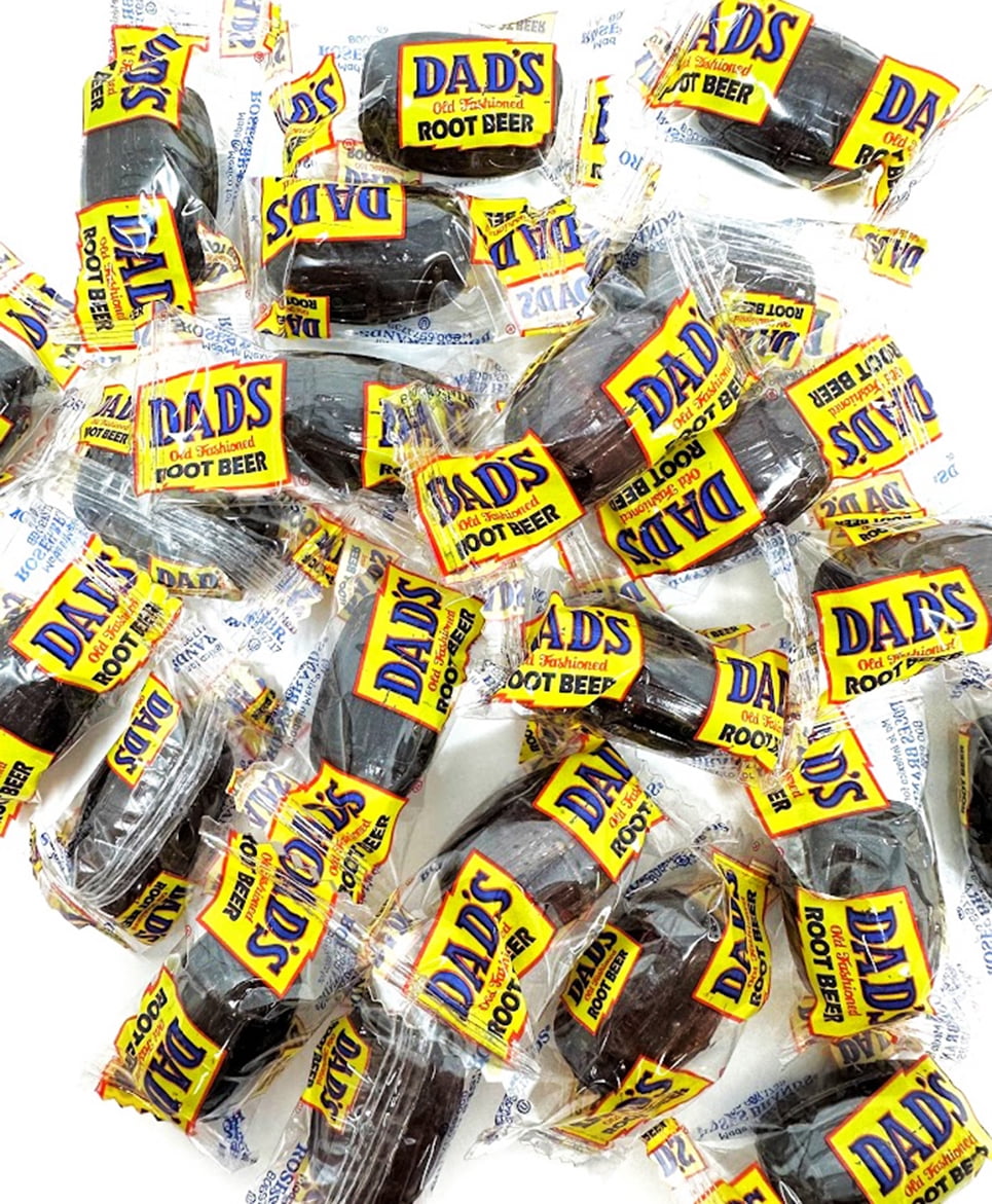 SweetGourmet Dad's Root Beer Barrels Hard Candy | Old-Fashioned Candies Wrapped | 4 Pounds