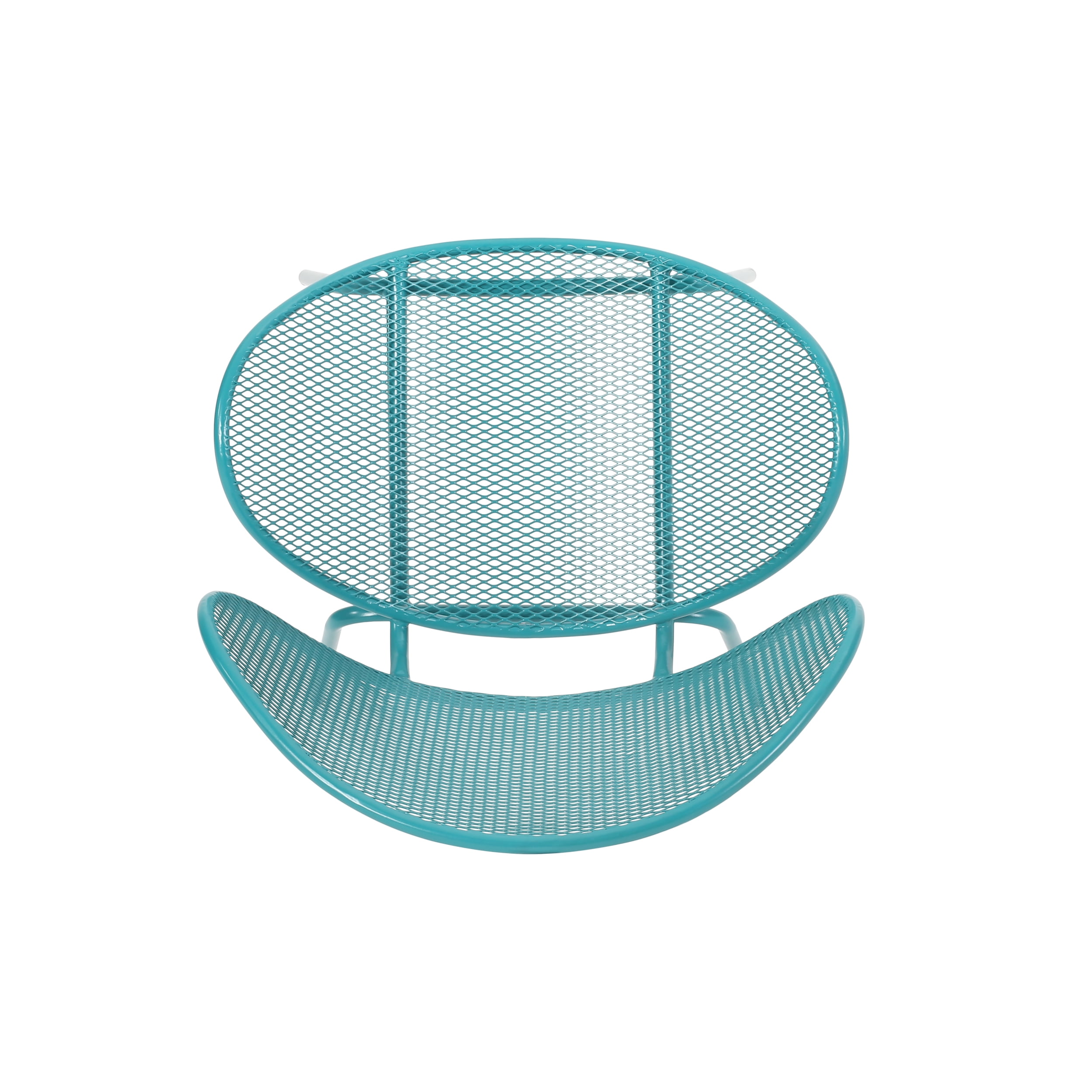 Hamdan Outdoor Dining Chair, Set of 2, Matte Teal