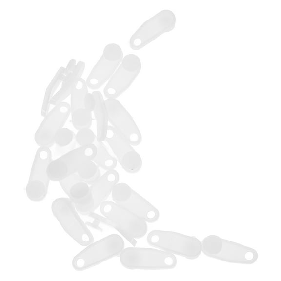 Worgeous Curtain Track Gliders for Sliding Curtain Track Hooks 24Pcs ABS Material for Silent Operation Designers