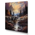 thumbnail image 2 of Designart "Brown Pickup Truck Mountain I" Pickup Truck Wall Art Print, 2 of 5
