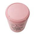 Mainstays 5 Gallon Trash Can, Plastic Office Trash Can, Pink Take Meowt - Walmart.com